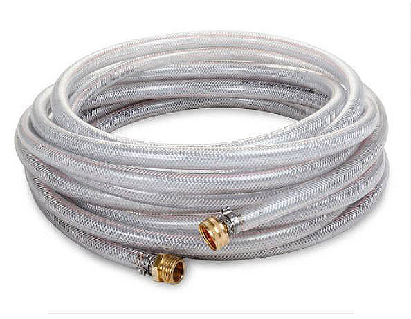FOOD GRADE WHITE WATER HOSE 100FT WITH FITTINGS