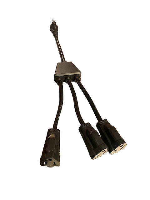 wb3 Way Flexible Electrical multi plug assembly