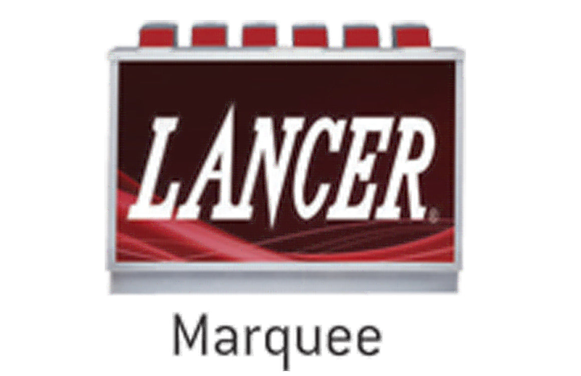 LANCER 15 x 23 DROP IN OR TOWER DISPENSER, REAR LIGHTED MARQUEE FREE SHIPPING